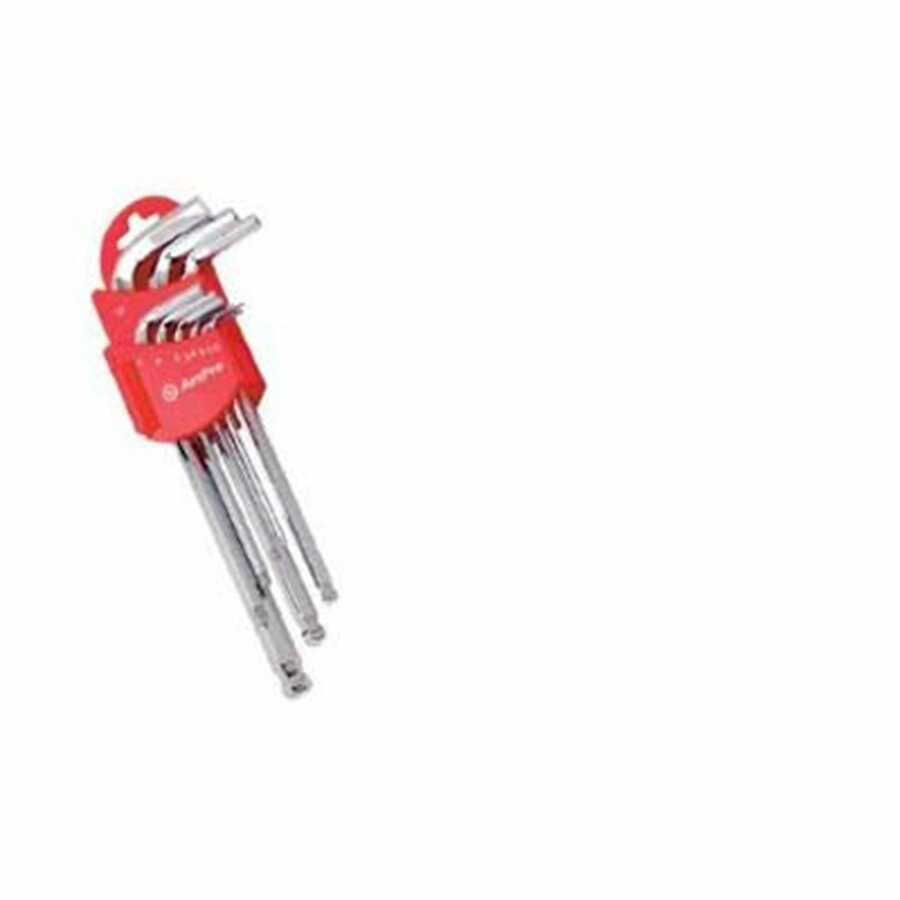 9pc Magnetic Hex Wrench Set