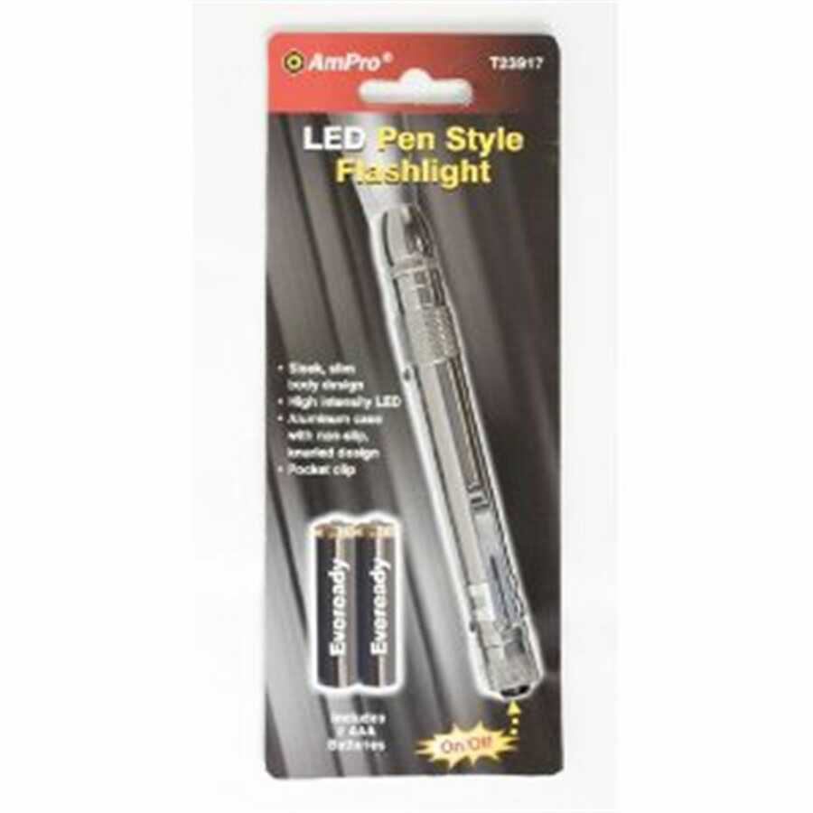 1 LED Pen Style Flashlight