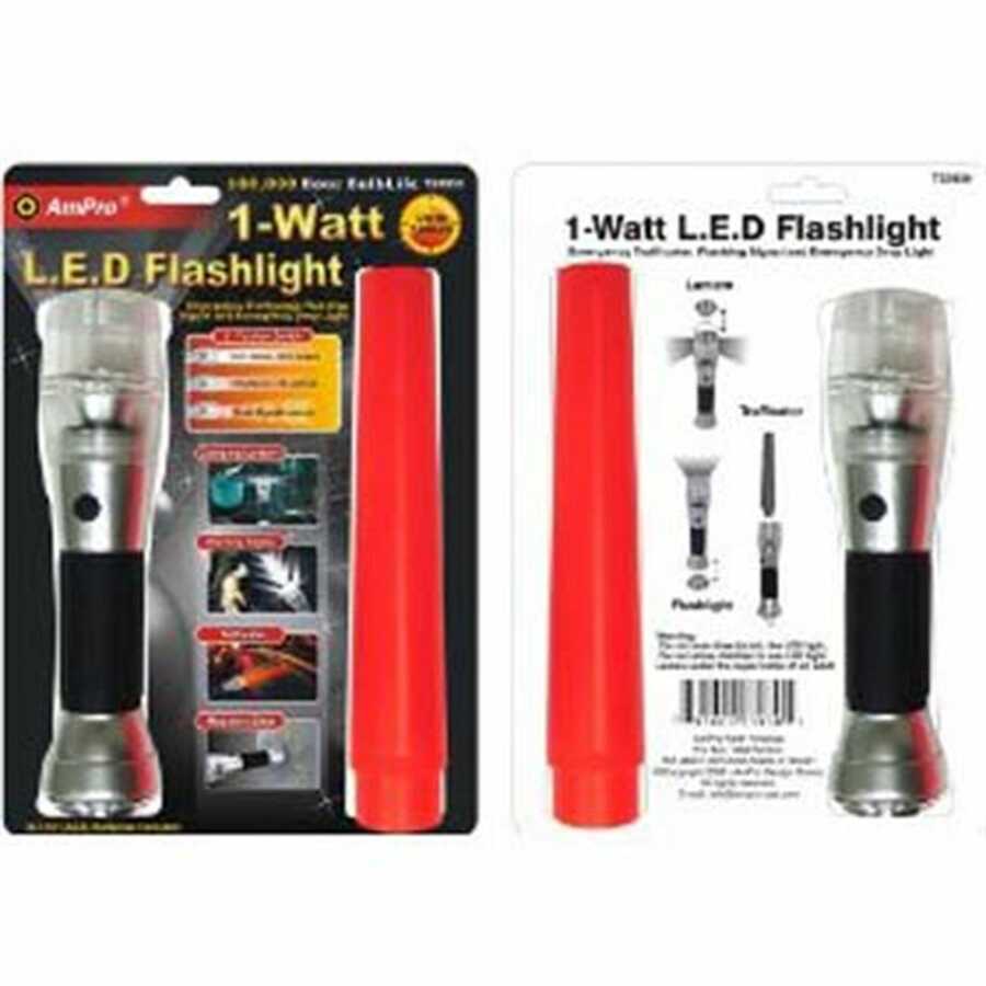 1-WATT LED FLASH/EMERG.LIGHT