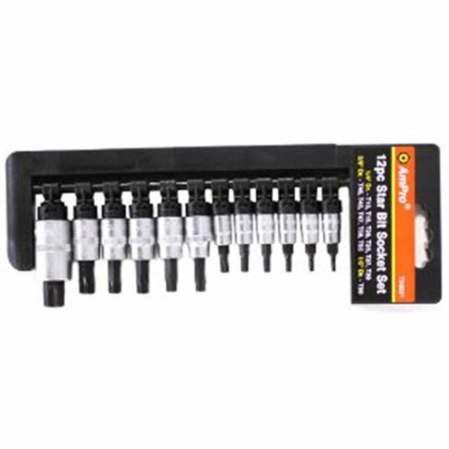 12 Pc Star Bit Socket Set