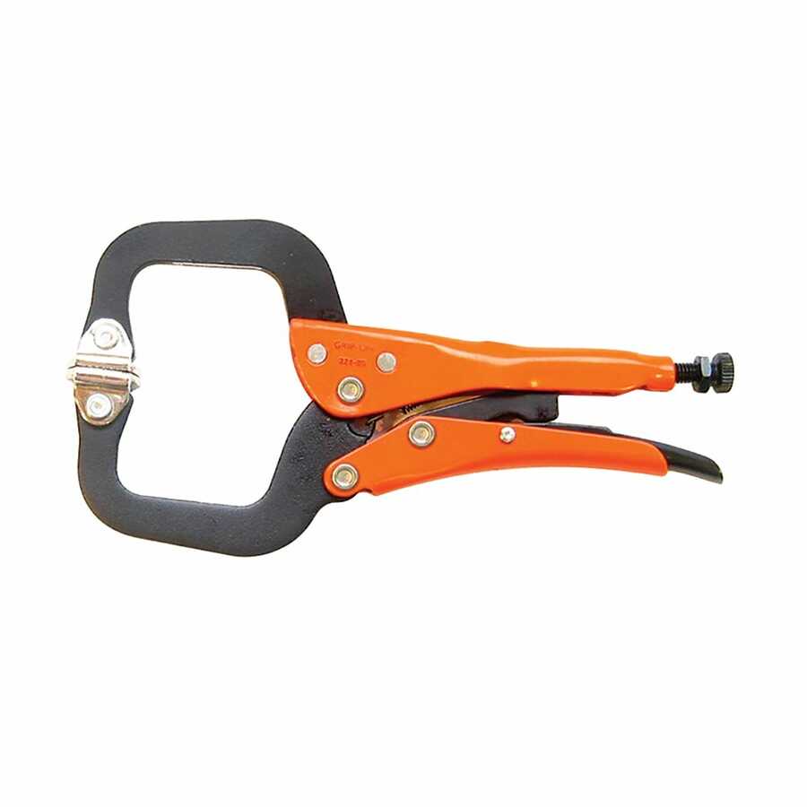 Grip-On 6" C-Clamp with Swivel Tips (Epoxy)