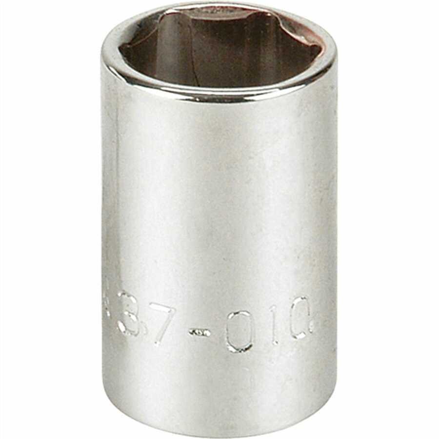 1/4" Drive 6 Point Standard Socket, 10MM