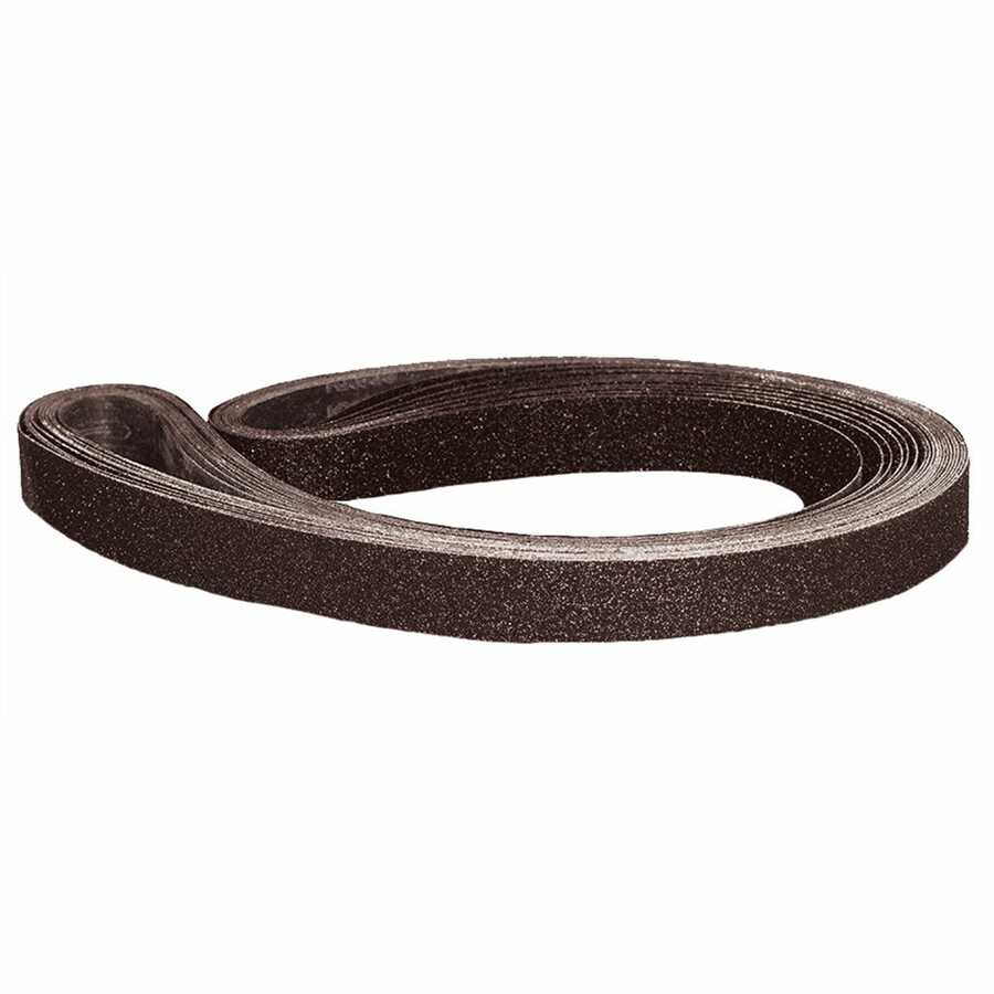 10PC SANDING BELT 80G 3/8X13"