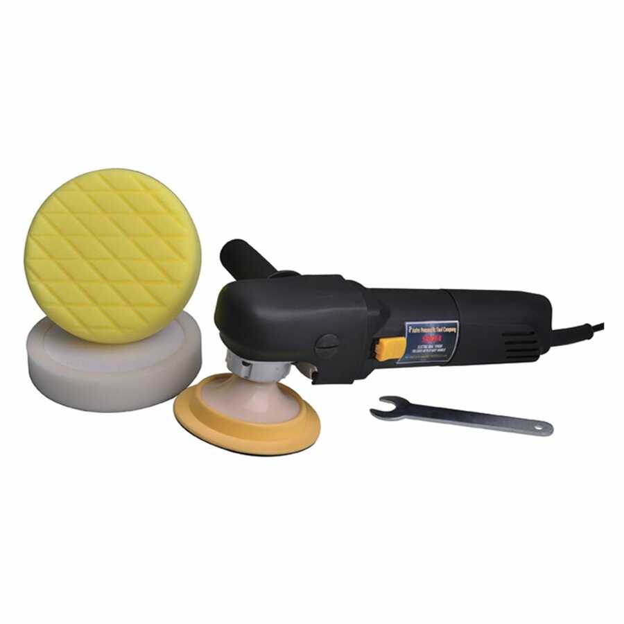 Electric Dual Torque Polisher & 3pc Pad Set