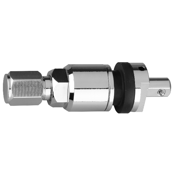 Chrome Metal Press-in Valve for 1-Sensor