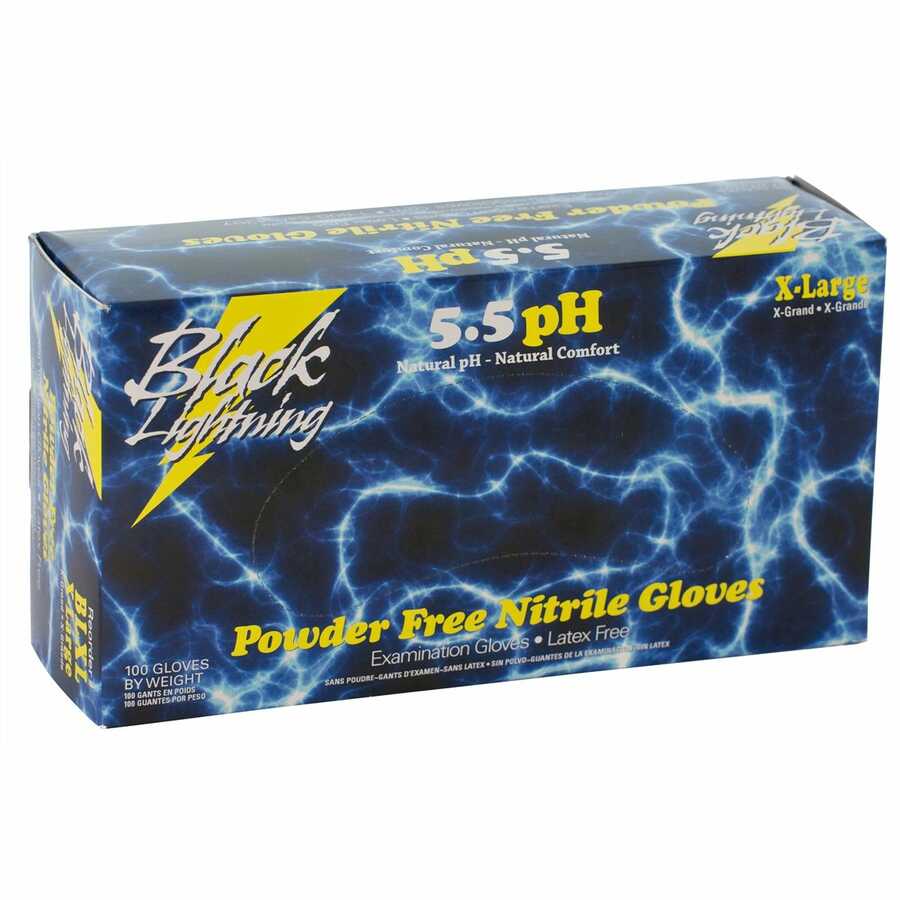 Atlantic Safety Products BL-S Black Lightning Powder Free Nitril