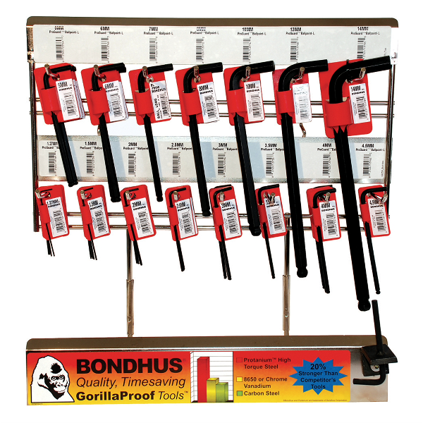 Metric Hex Key Display