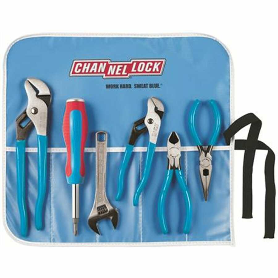 6pc Professional Tool Set with Tool Roll