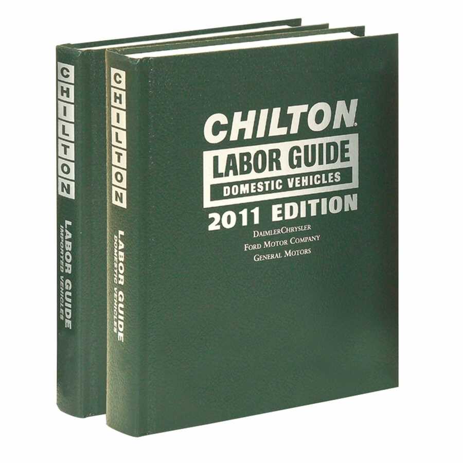 Chilton 2011 Labor Guide Manual Set Chiltons 184291