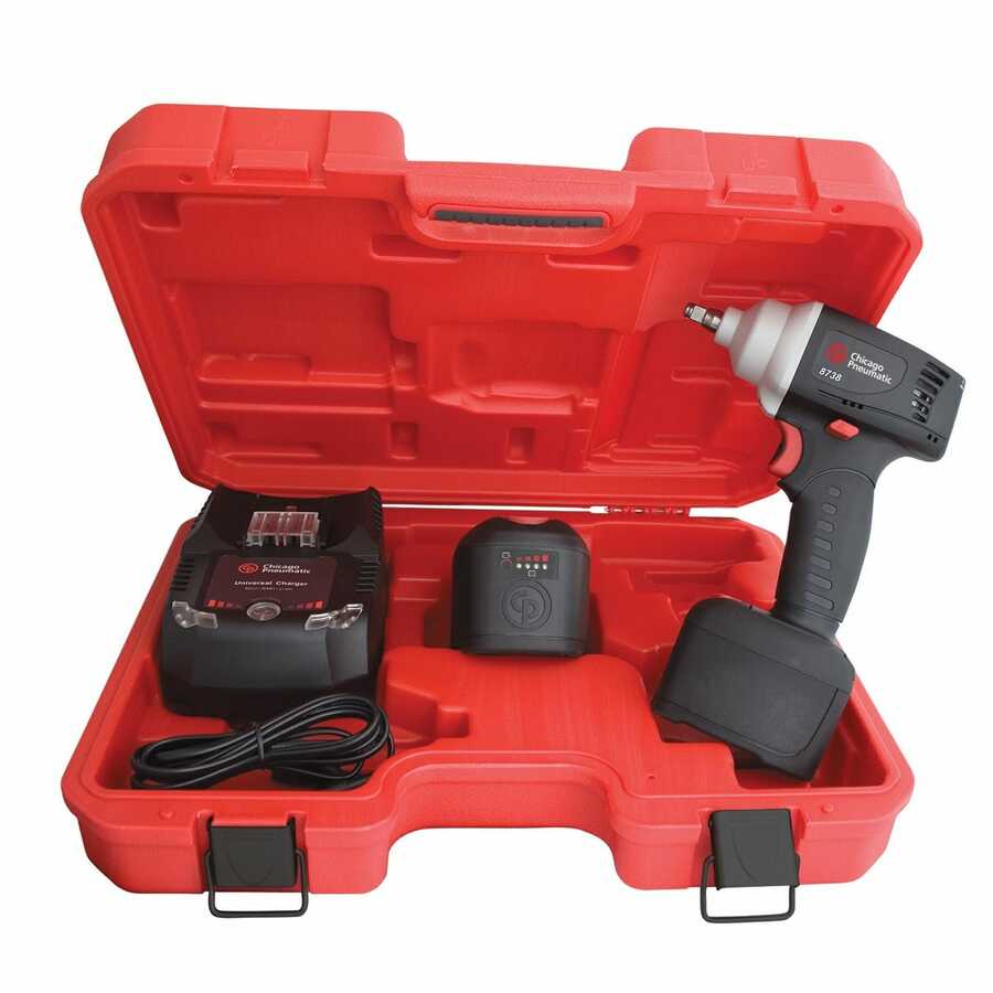 3/8" Drive 12 Volt Cordless Impact Wrench Kit