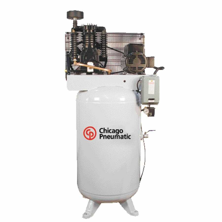 5 HP 2 Stage Single Phase Reciprocating Air Compressor