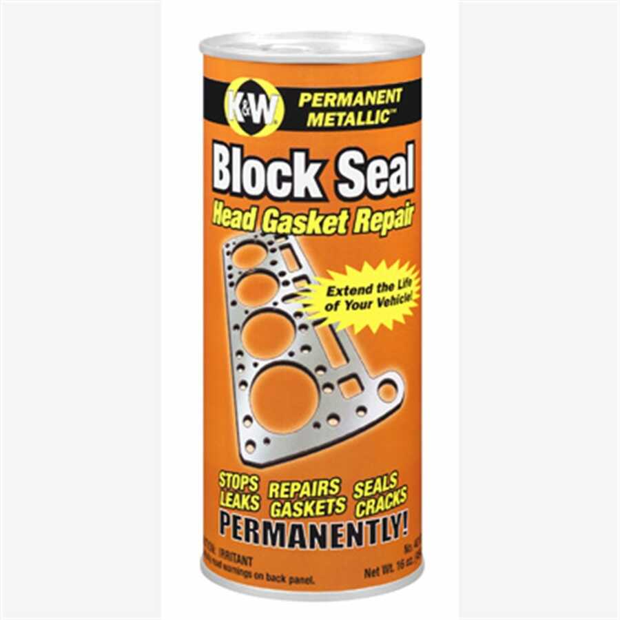 Perm Metalc Blk Seal 16oz 12pk