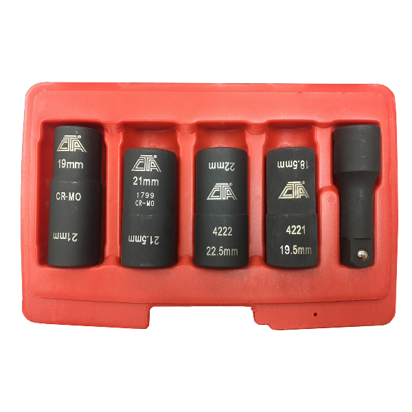 5 Pc. Flip Socket Set 1/2" Dr