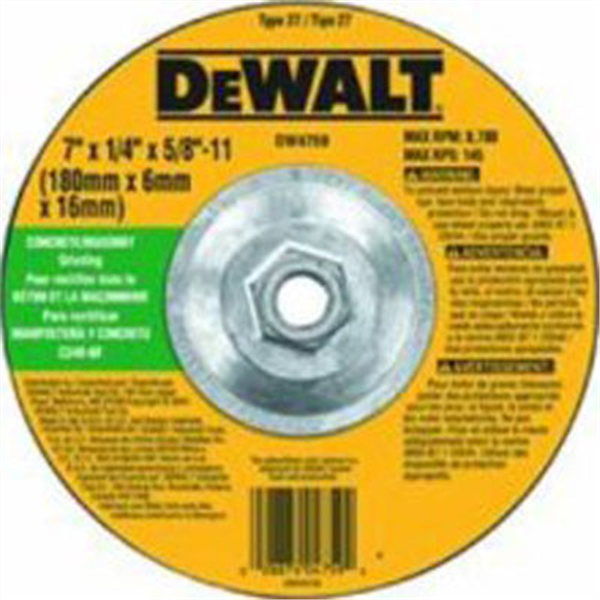 Depressed Center Grinding Wheel - 9 x 1/4 x 5/8 In