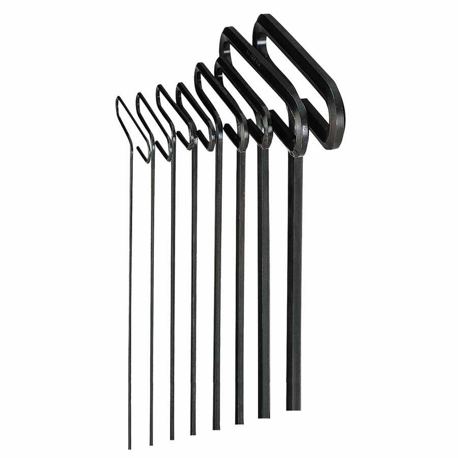 9 Inch Metric Hex T-Key Set 8 Pc