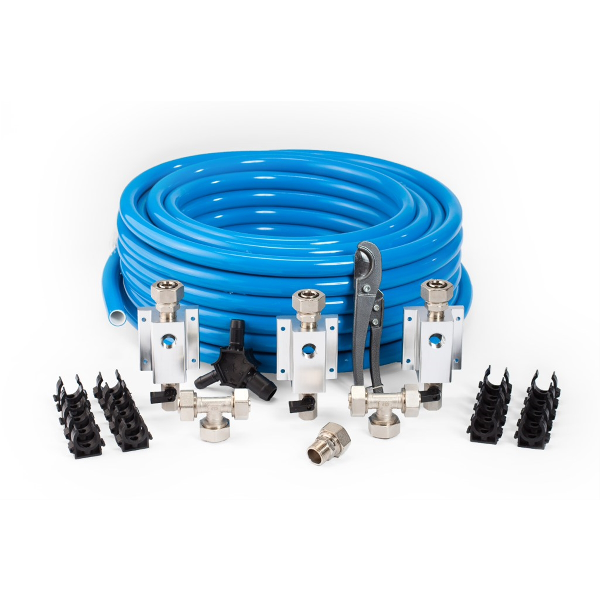 Maxline 3/4" Master Kit 100Ft 3 Outlet, Rapid Air