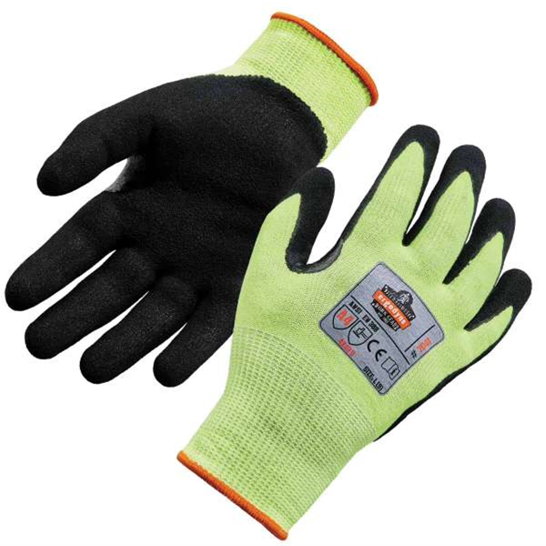 7041 XL Lime Nitrile-Coated Level 4 Cut Gloves