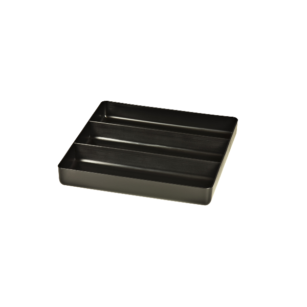 3 Compartment Organizer Tray - Black