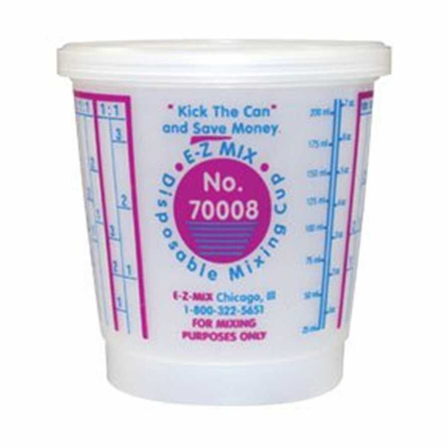 Disposable Mixing Cups - 1/2 Pint - 100/Box