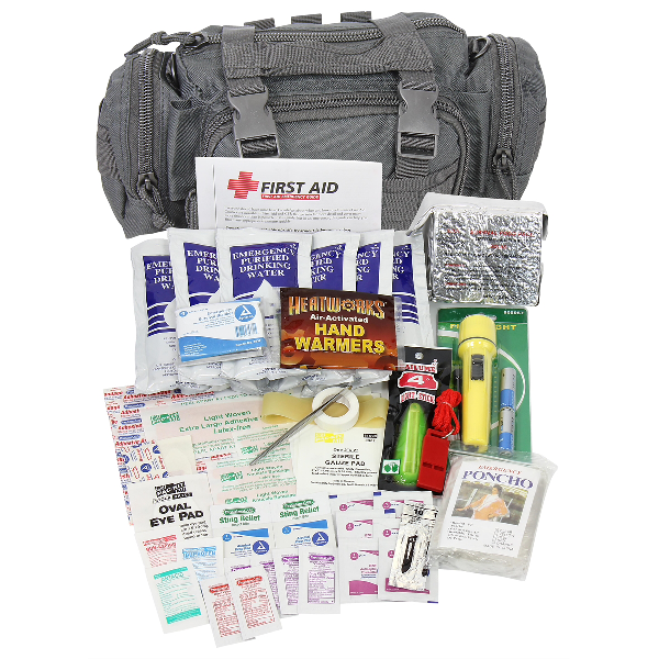 Emergency Prep 1 Person Black Fabric Bag