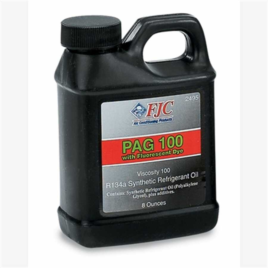 PAG OIL 100 W/DYE 8OZ