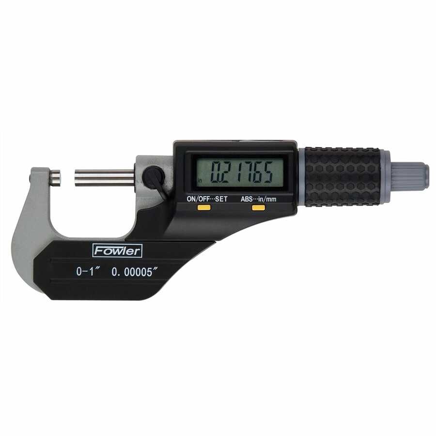 Xtra Value II Electronic Micrometer 0-1 Inch, 0-25mm