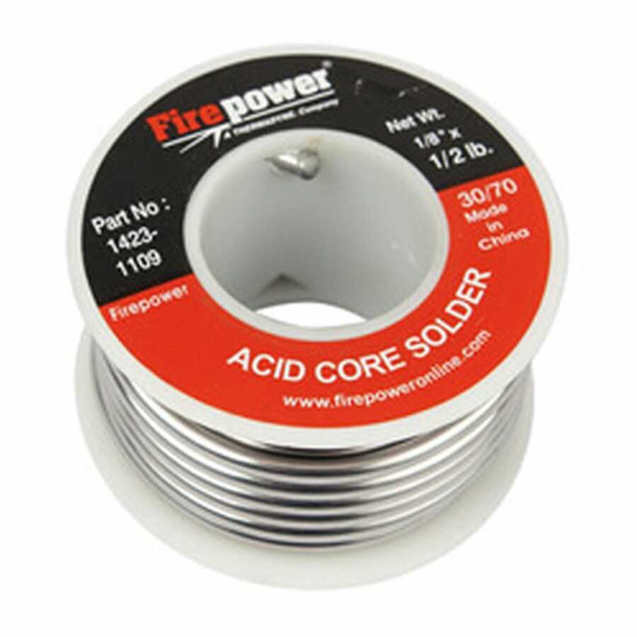 SOLDER 30/70 ACID FLUX CORE