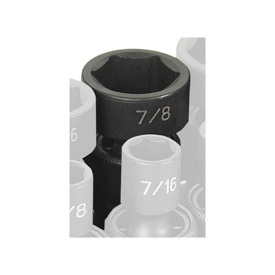 3/8 Inch SAE Standard Universal Impact Swivel Socket 7/8 Inch