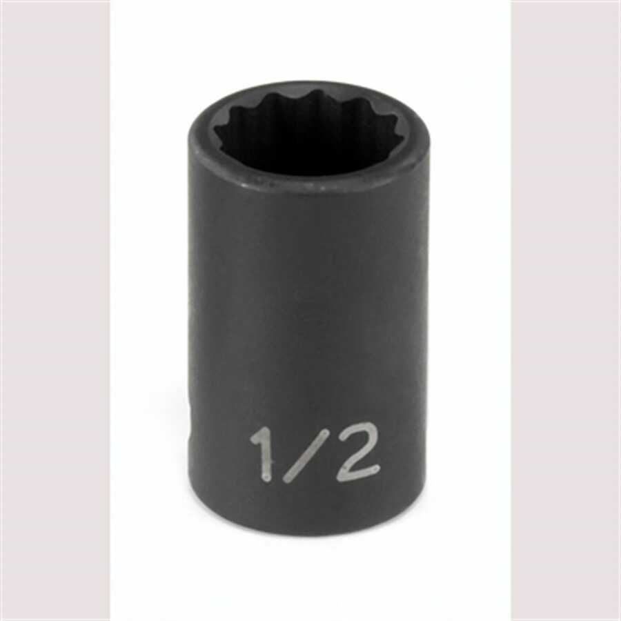 3/8" Drive x 1/2" 12 Point Standard Impact Socket