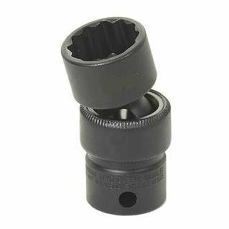 3/8 Inch SAE 12 Point Standard Universal Impact Swivel Socket 9/