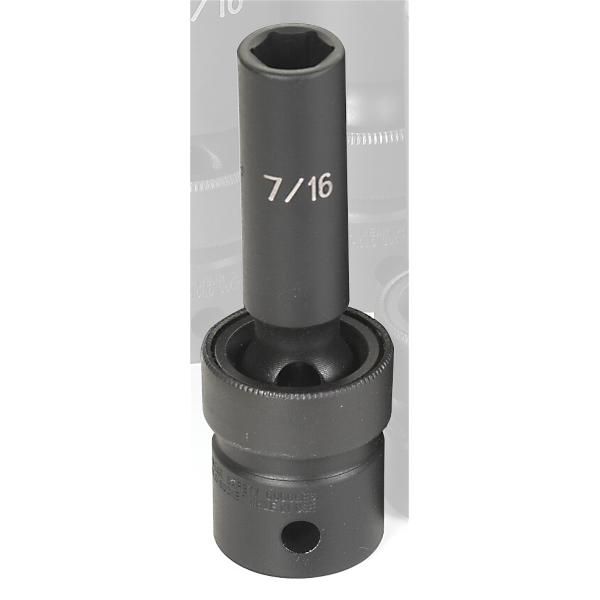 1/2" Drive x 7/16" Deep Universal Impact Socket