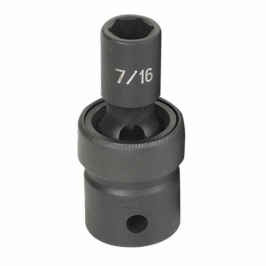 1/2" Drive x 7/16" Standard Universal Impact Socket