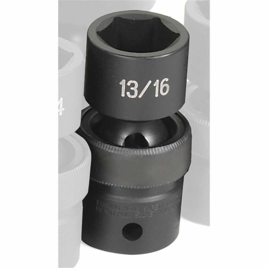 1/2" Drive x 13/16" Standard Universal Impact Socket