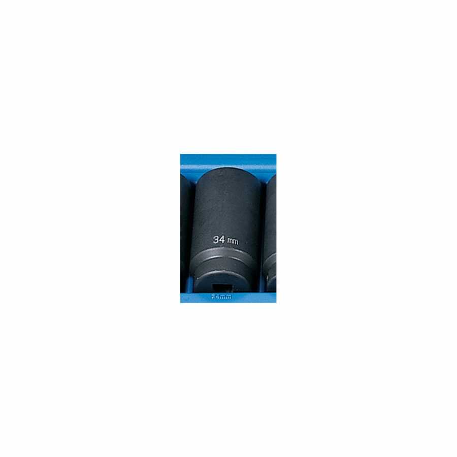 1/2" Drive x 34mm Deep Impact Socket