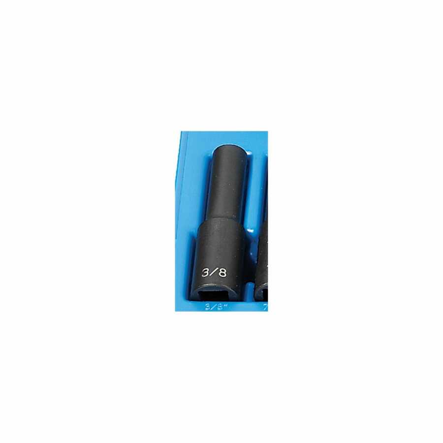 1/2" Drive x 3/8" Deep - 12 Point Impact Socket