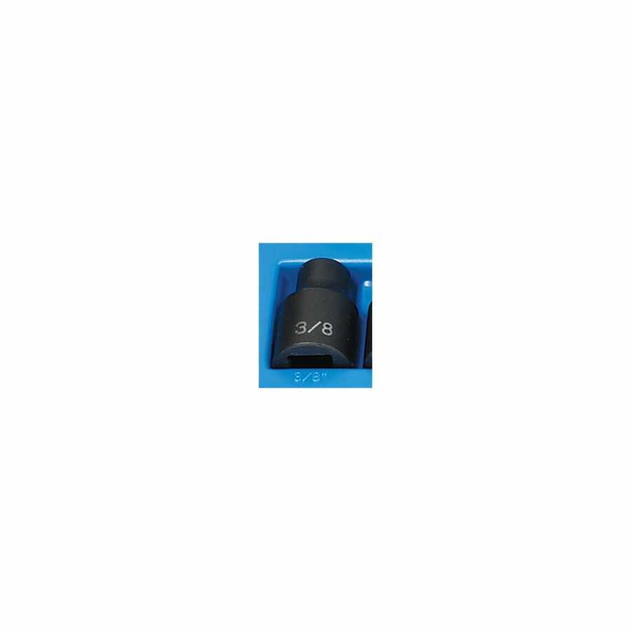 1/2" Drive x 3/8" Standard Impact Socket - 12 Point