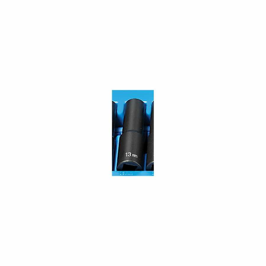 1/2" Drive x 13mm Deep - 12 Point Impact Socket