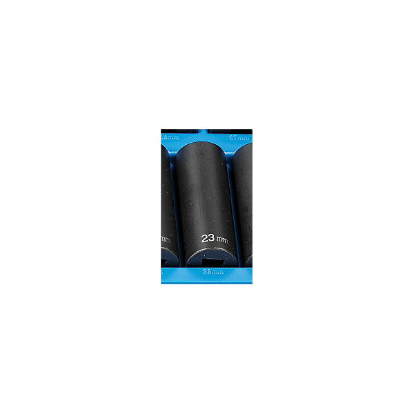 1/2" Drive x 23mm Deep - 12 Point Impact Socket