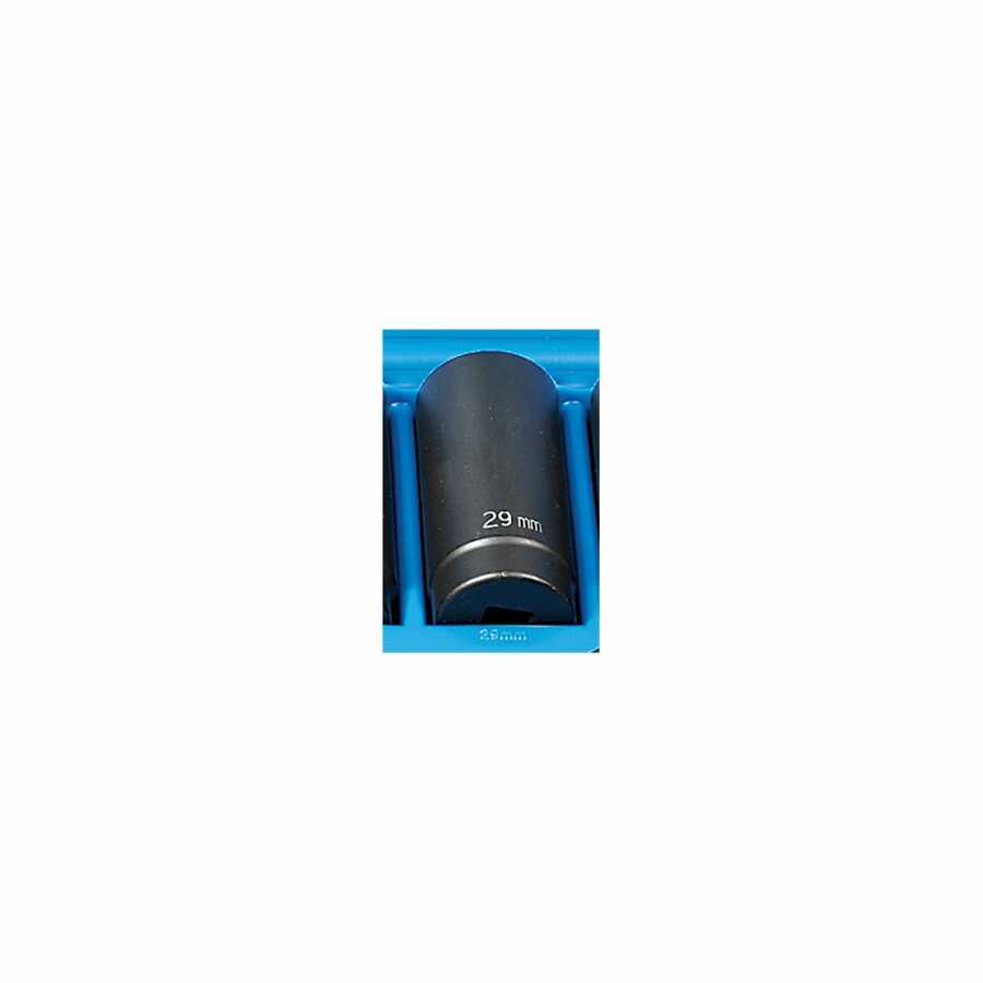 1/2" Drive x 29mm Deep - 12 Point Impact Socket