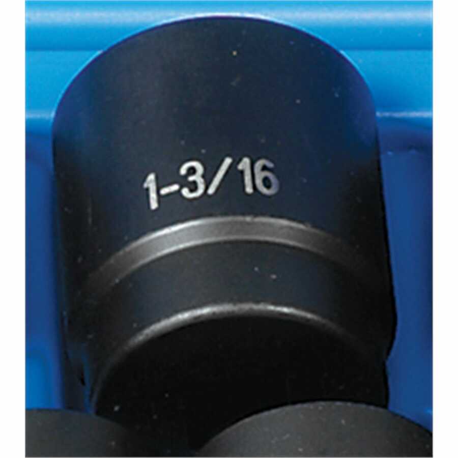 1/2" Drive x 1-3/16" Standard - 12 Point Impact Socket