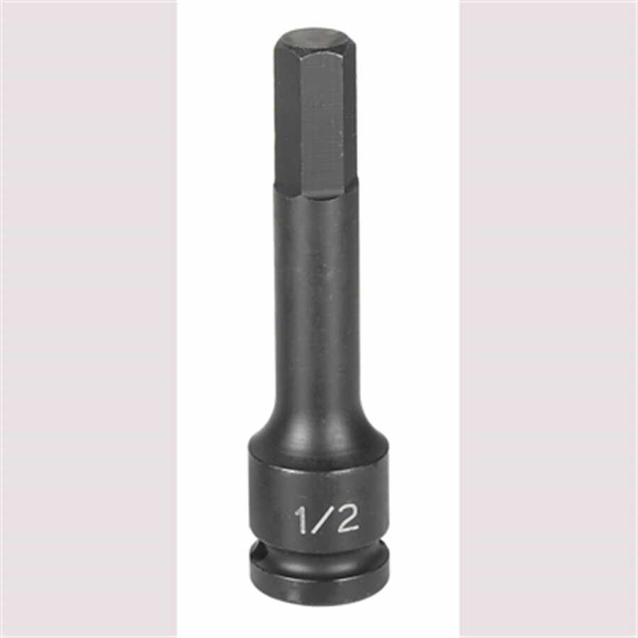 1/2" Drive x 1/2" Hex Driver 4'' Length Impact Socket