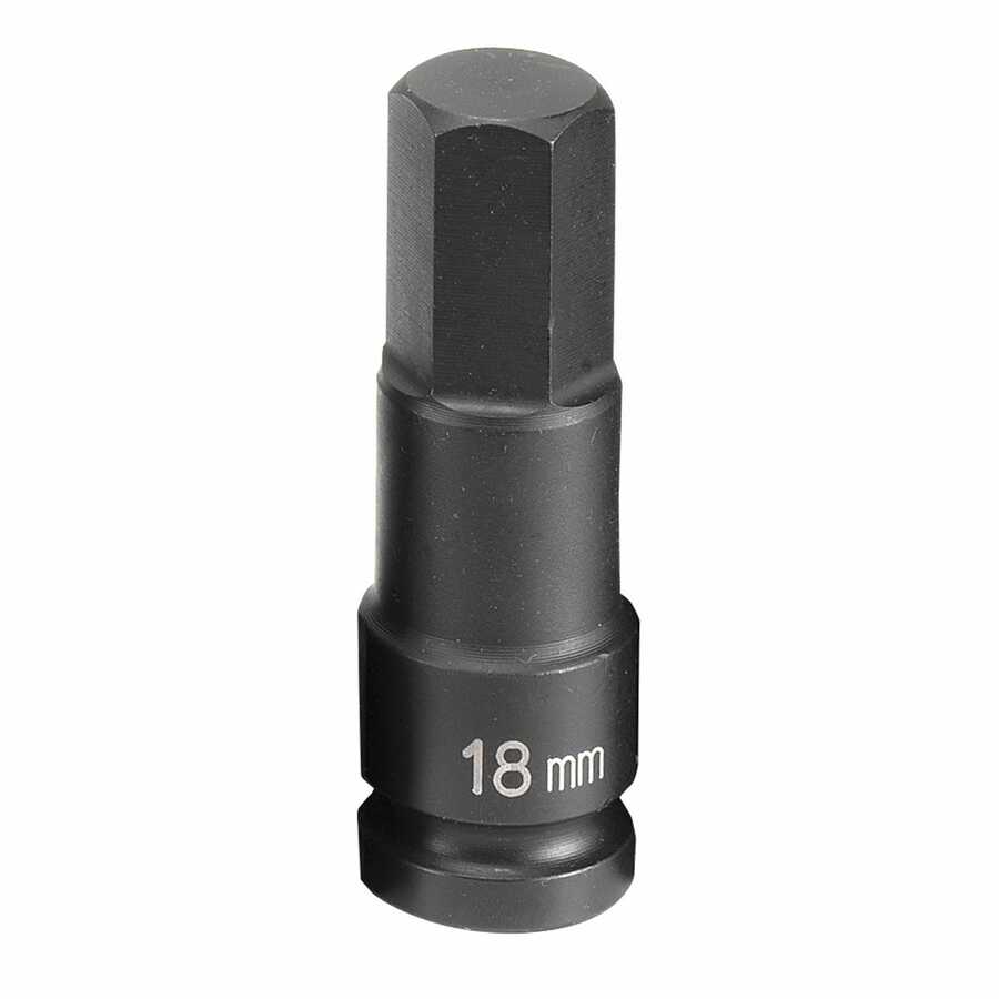 1/2" Drive x 18mm Hex Driver Impact Socket