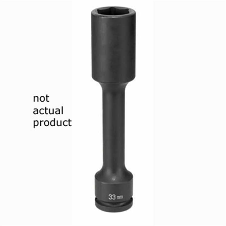 3/4 In Dr 6 Pt Extra-Long Impact Socket - 1-1/4 In