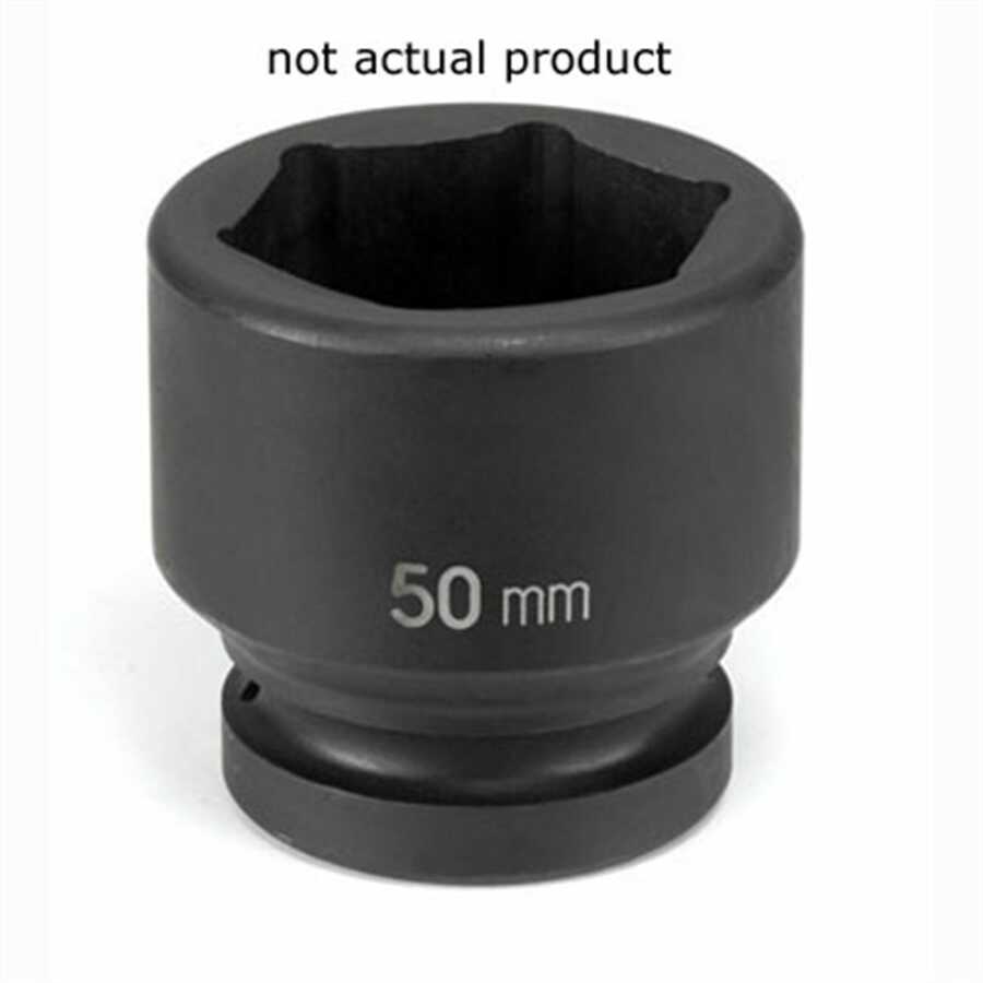 23mm Hex Size Standard Length Metric 1" Drive Impact Socket