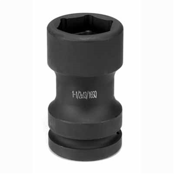 1" Drive Combination Budd Wheel Impact Socket, 38mm Hex, 20mm Sq