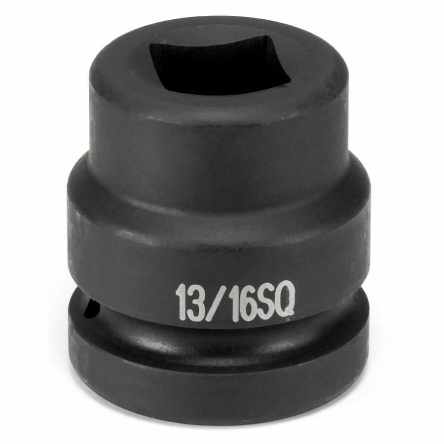 13/16" 4-Point (Square) Standard Length 1" Drive Impact Socket