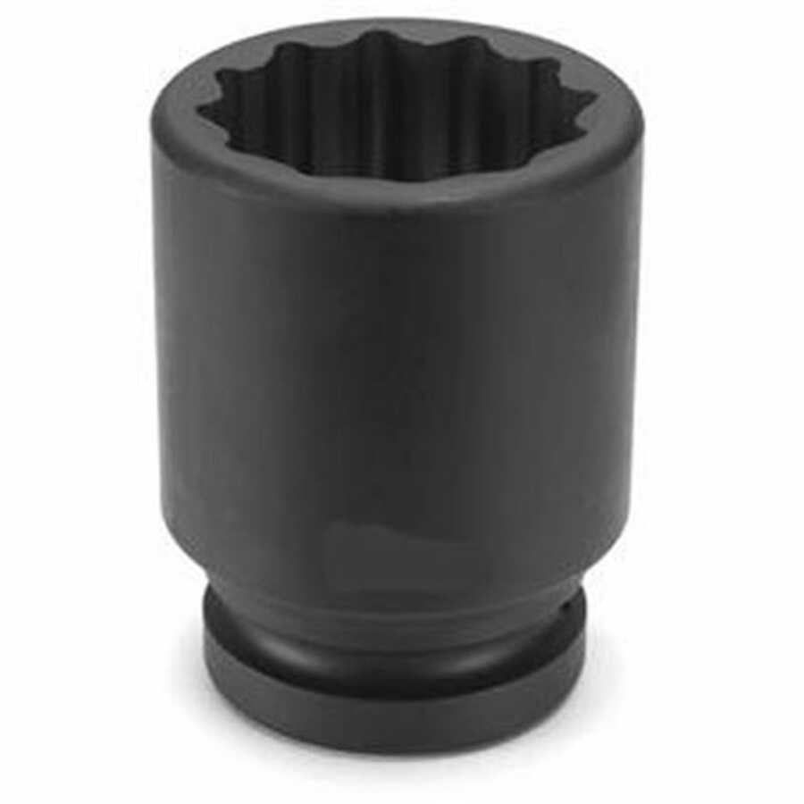 1-1/2" Drive x 56mm Deep - 12 Point Metric Impact Socket