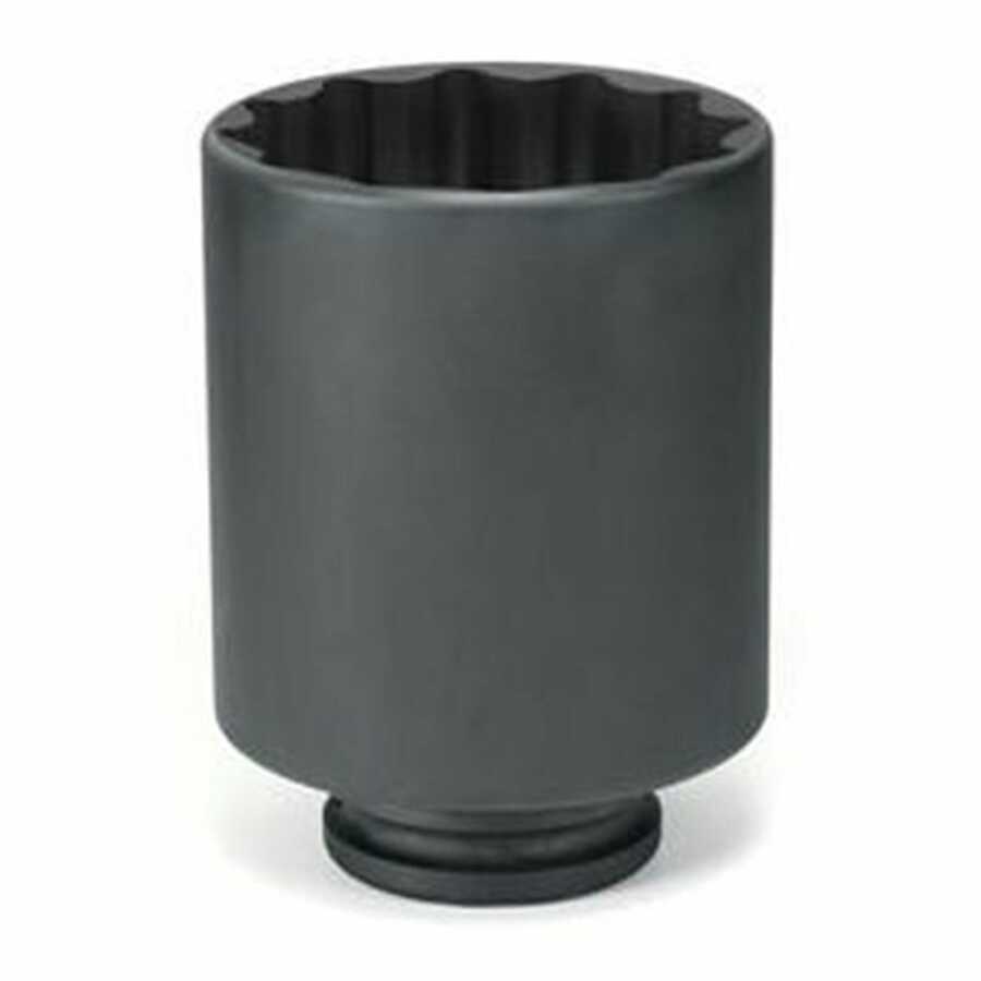 1-1/2" Drive x 3-5/16" Deep - 12 Point Impact Socket