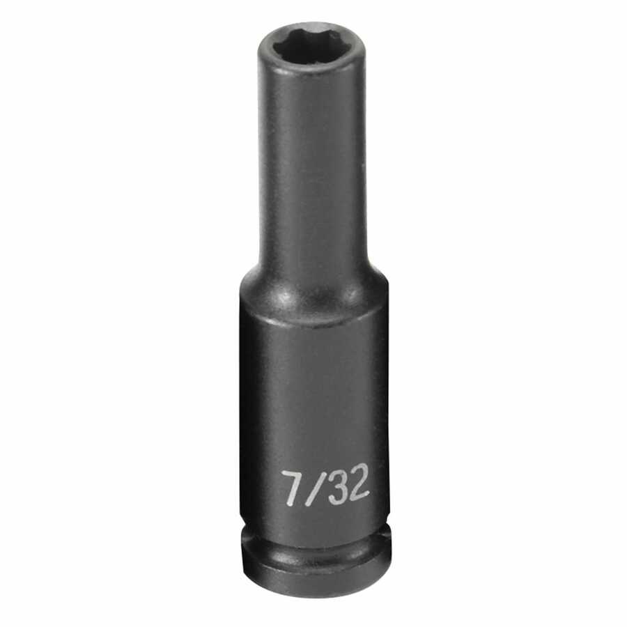 1/4" Surface Drive x 7/32" Deep Impact Socket