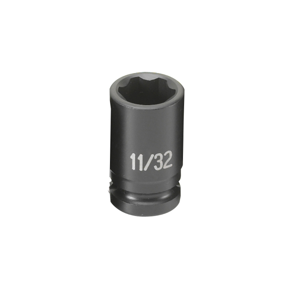 1/4" Surface Drive x 11/32" Standard Impact Socket